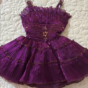Purple Kids Costume Dress